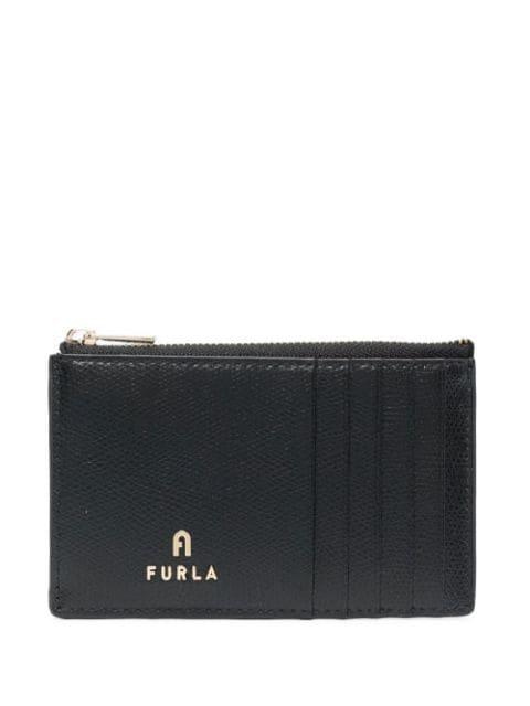 logo-plaque detail wallet by FURLA