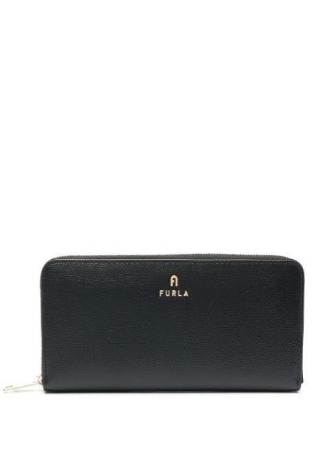 logo-plaque leather wallet by FURLA