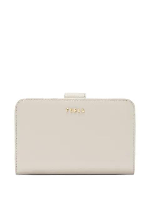 logo-plaque leather wallet by FURLA