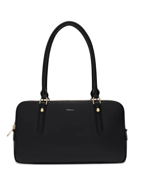 medium Boston zip leather tote bag by FURLA