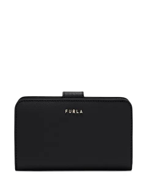 medium Classic Compact logo-plaque leather wallet by FURLA