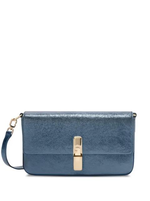 metallic-finish cross-body bag by FURLA