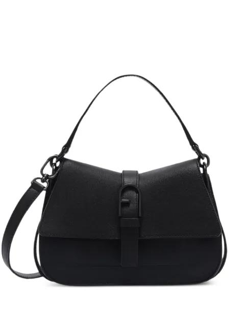 mini Flow logo-plaque leather shoulder bag by FURLA