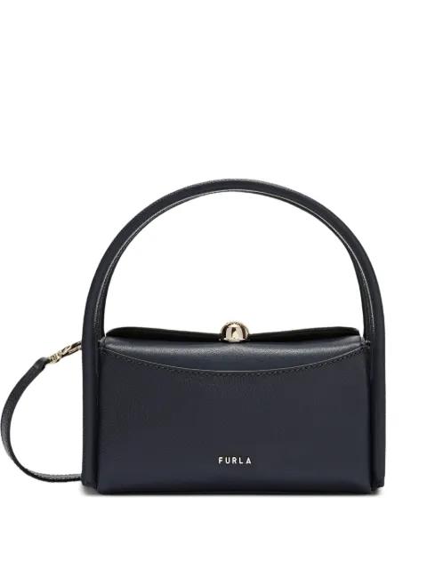 mini Nicole grained-leather Boston bag by FURLA