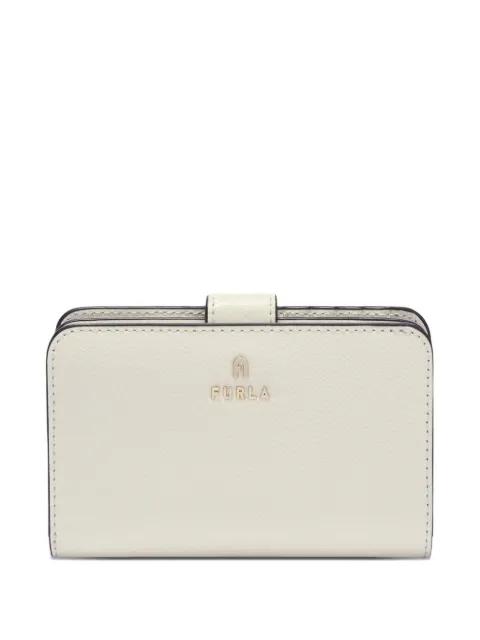 punched logo compact wallet by FURLA