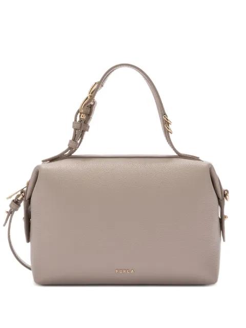 small Double Boston leather tote bag by FURLA