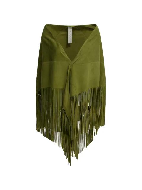 fringe-trimmed suede scarf by FURLING BY GIANI