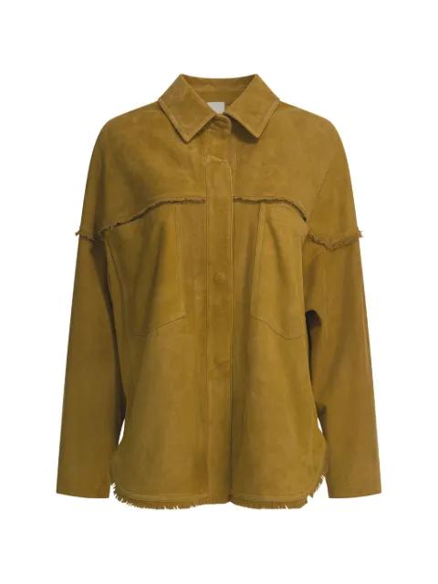 fringed suede jacket by FURLING BY GIANI