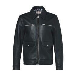 Calfskin leather jacket by FURSAC