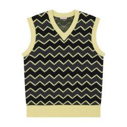 Certified wool sleeveless sweater by FURSAC