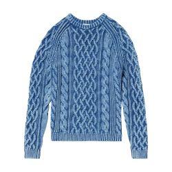 Cotton cable knit sweater by FURSAC