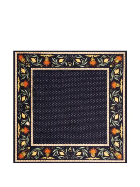 Cyprès paisley-print silk pocket square by FURSAC