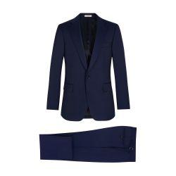 Fitted suit in certified wool by FURSAC