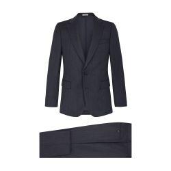Fitted suit in certified wool by FURSAC