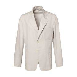Soft linen and cotton straight-cut jacket by FURSAC