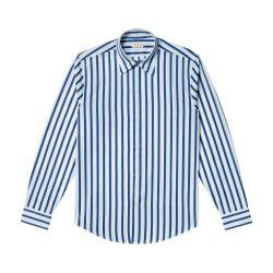 Striped cotton swallow collar shirt by FURSAC