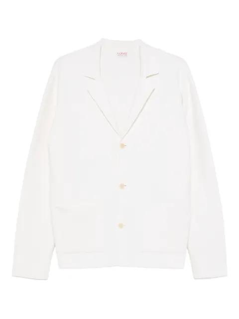 V-neck button-front cardigan by FURSAC