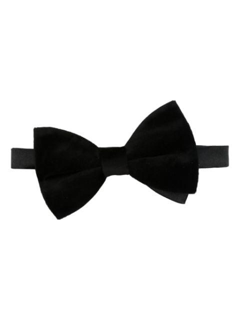 adjustable velvet bow tie by FURSAC