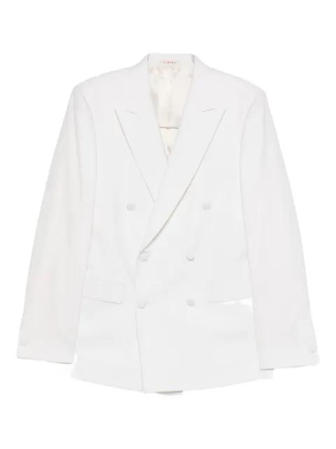 button fastening wool suit jacket by FURSAC
