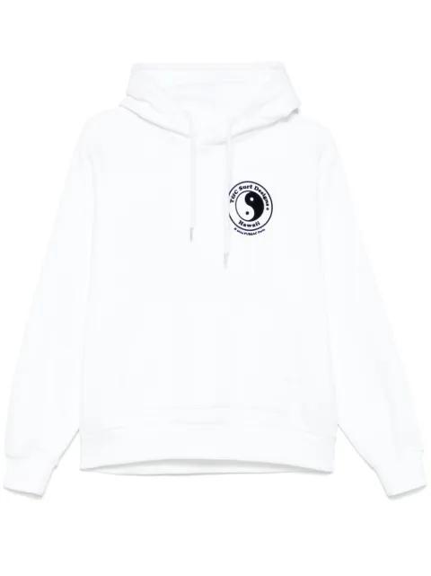 flocked-motif hoodie by FURSAC