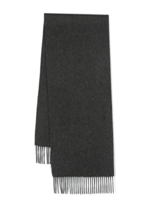fringed cashmere scarf by FURSAC