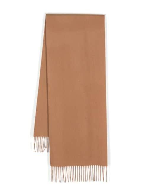 fringed cashmere scarf by FURSAC
