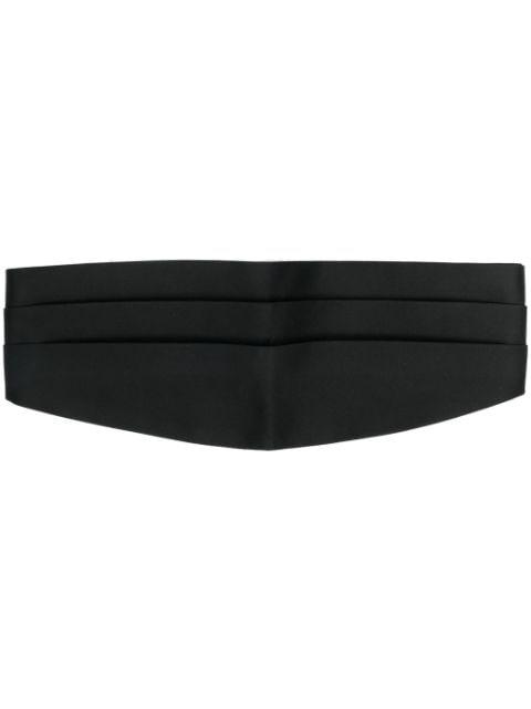 layered silk belt by FURSAC