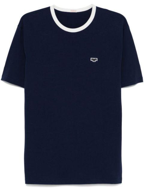 logo-patch organic cotton T-shirt by FURSAC