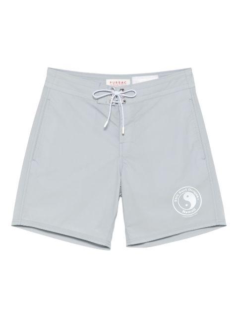 logo-print swim shorts by FURSAC
