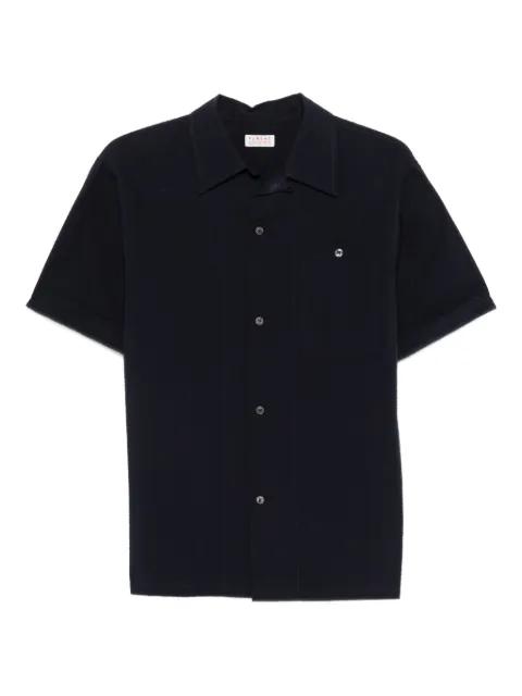 patch-pocket textured shirt by FURSAC