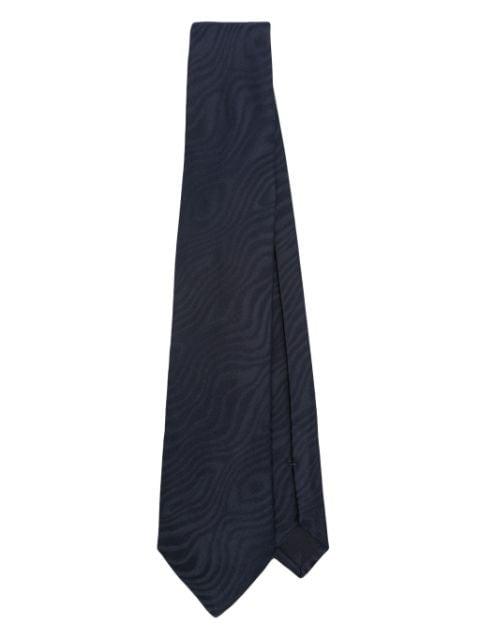 patterned-jacquard silk tie by FURSAC