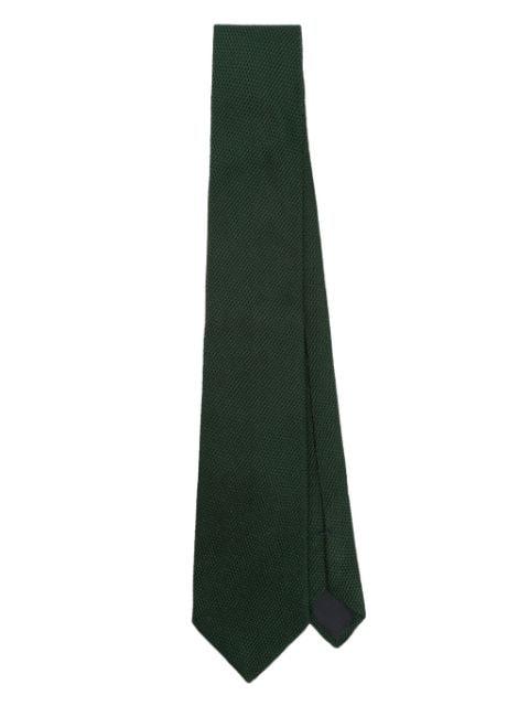patterned-jacquard silk tie by FURSAC