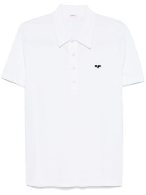 piqué organic-cotton polo shirt by FURSAC