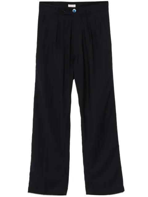 pleat-detail trousers by FURSAC