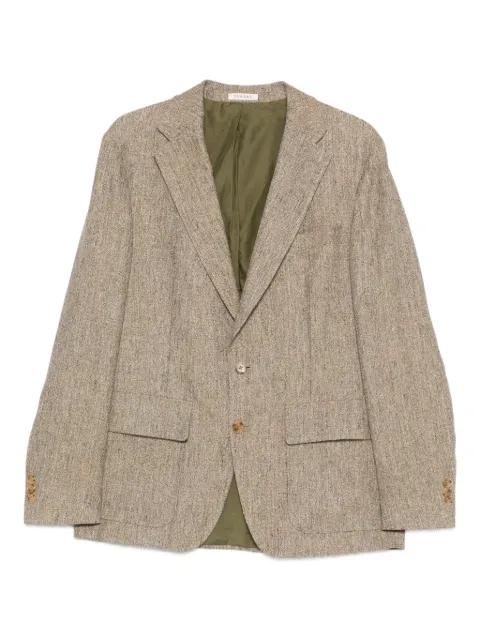 single-breasted notched-lapel blazer by FURSAC