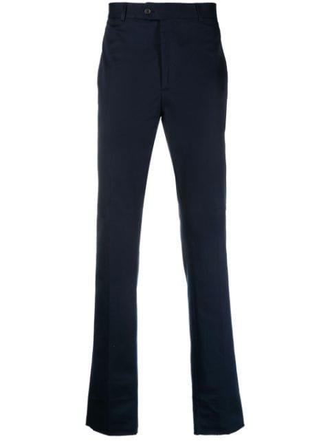 slim-fit cotton gabardine chinos by FURSAC