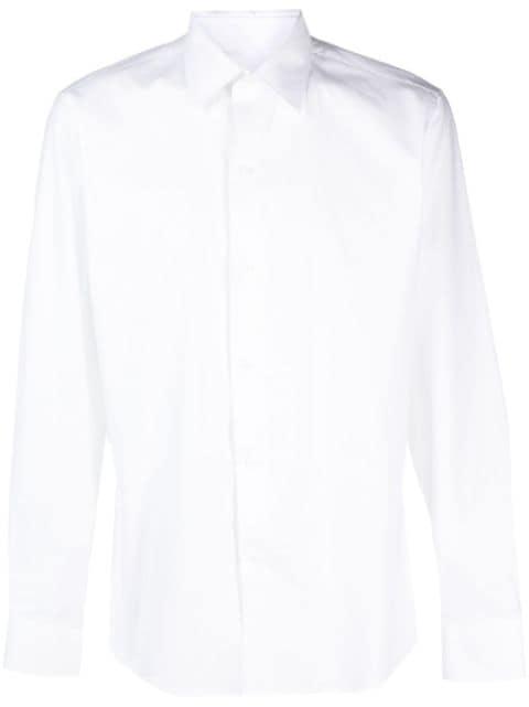 straight-point collar cotton shirt by FURSAC