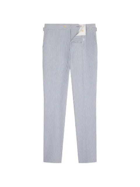 striped straight-leg trousers by FURSAC