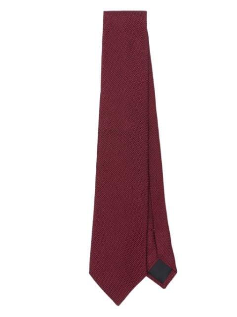 textured silk tie by FURSAC