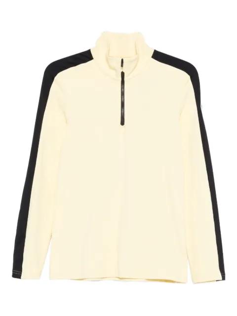 Alpille half-zip panelled top by FUSALP