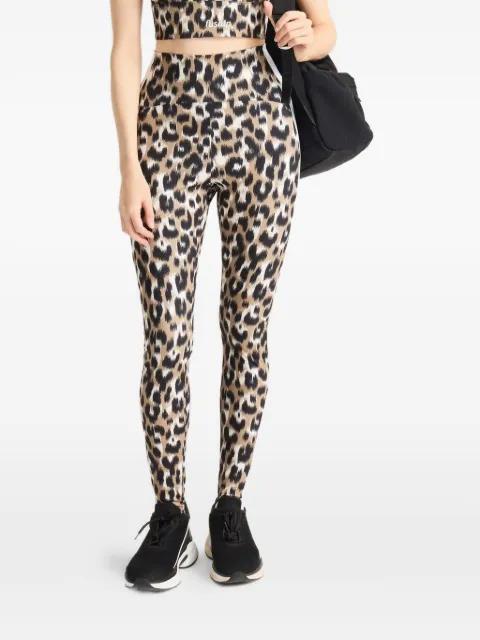 Biarris leopard-pattern leggings by FUSALP