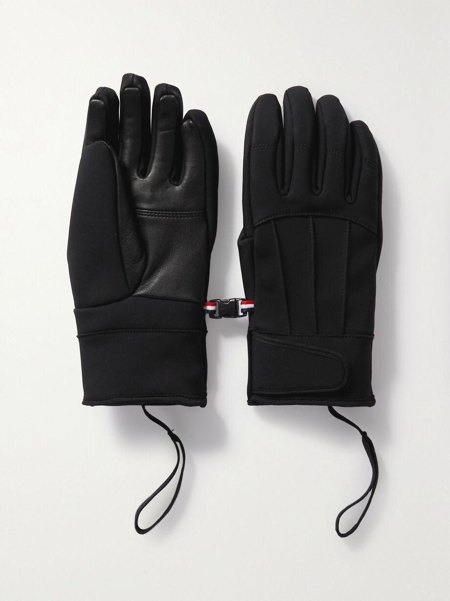Glacier softshell and leather ski gloves by FUSALP