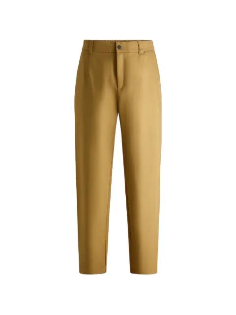 Laukol elasticated-waist straight-leg trousers by FUSALP