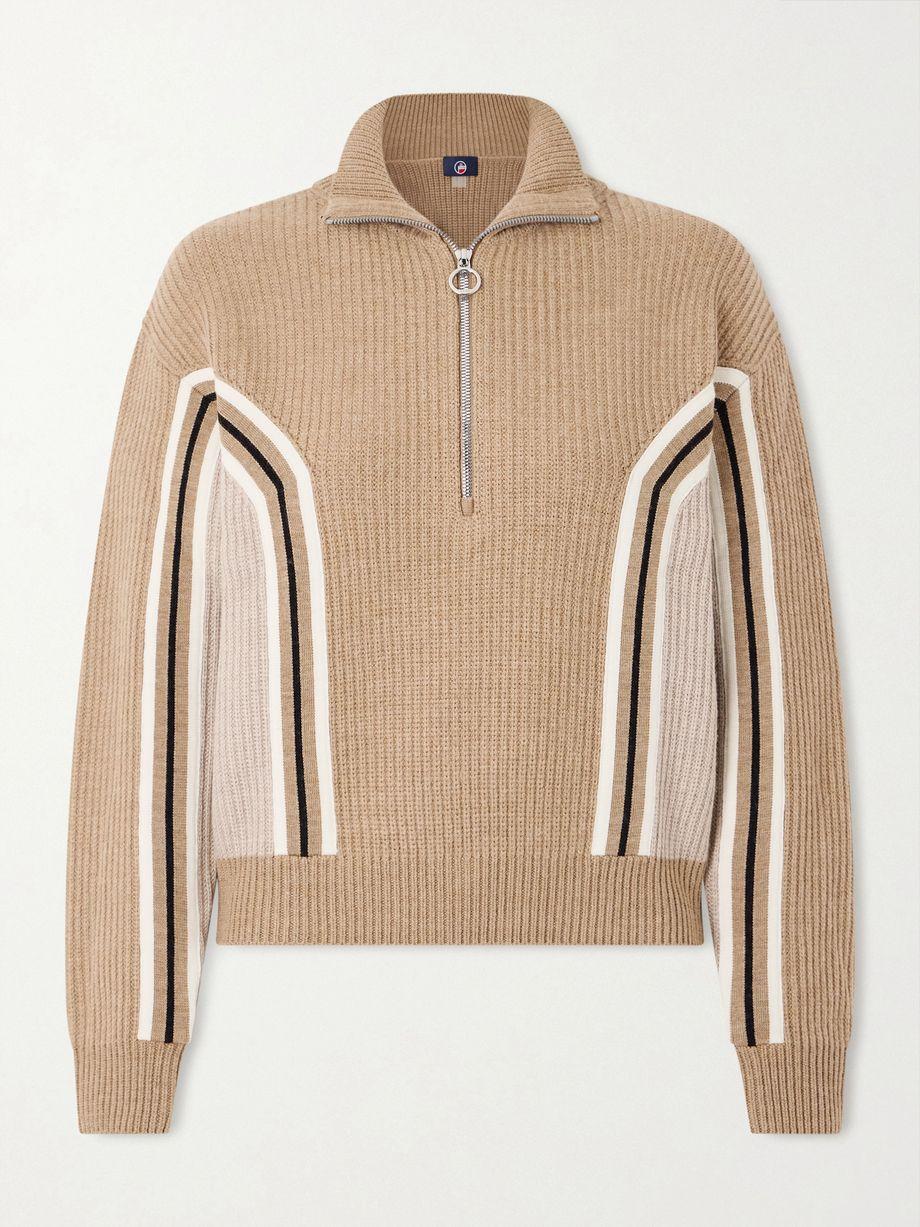 Mirala striped ribbed wool sweater by FUSALP