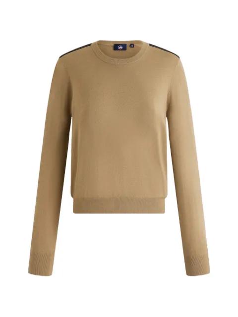 Ottavia strip-detail sweater by FUSALP