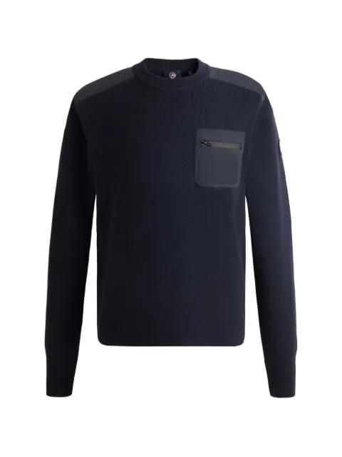 Tevan chest-pocket sweater by FUSALP