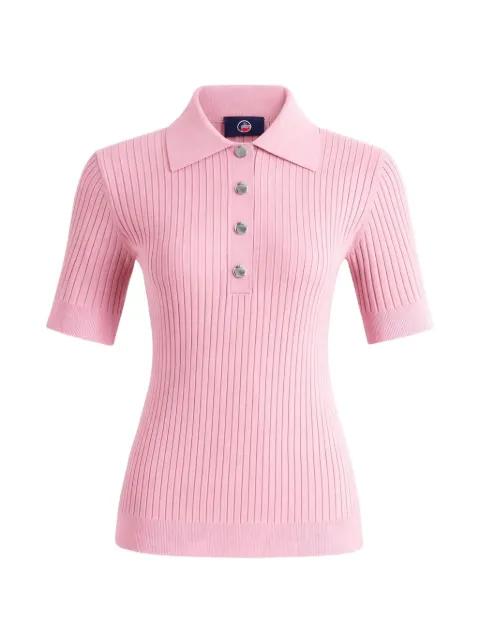 Vera ribbed polo top by FUSALP