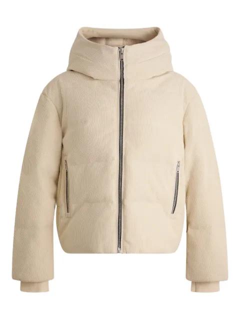 barsy hoodied corduroy ski jacket by FUSALP
