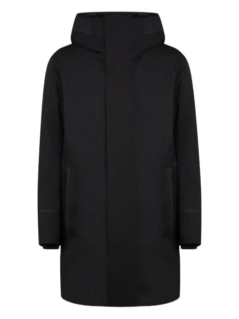 buttoned-pockets hoodied parka by FUSALP