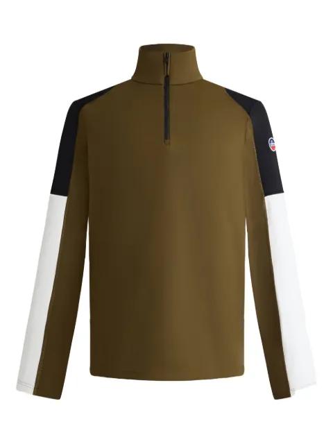 colourblock half-zip T-shirt by FUSALP
